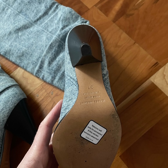 Isabel marant learon over the knee denim boots - Picture 10 of 11